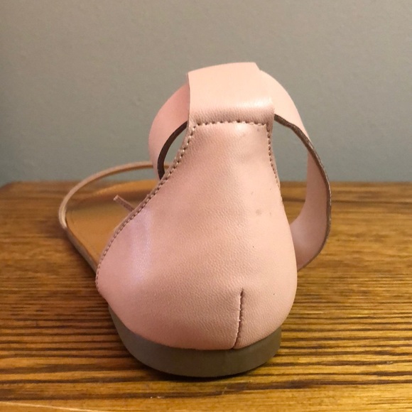 LAST ONE SZ 7 New Blush Sandals w/ Ankle Strap - Picture 4 of 4